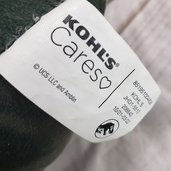 Jurassic World Raptor & Carnotaurus Dinosaur Plush Stuffed Set Of 2 Gray 2022 - Picture 9 of 11